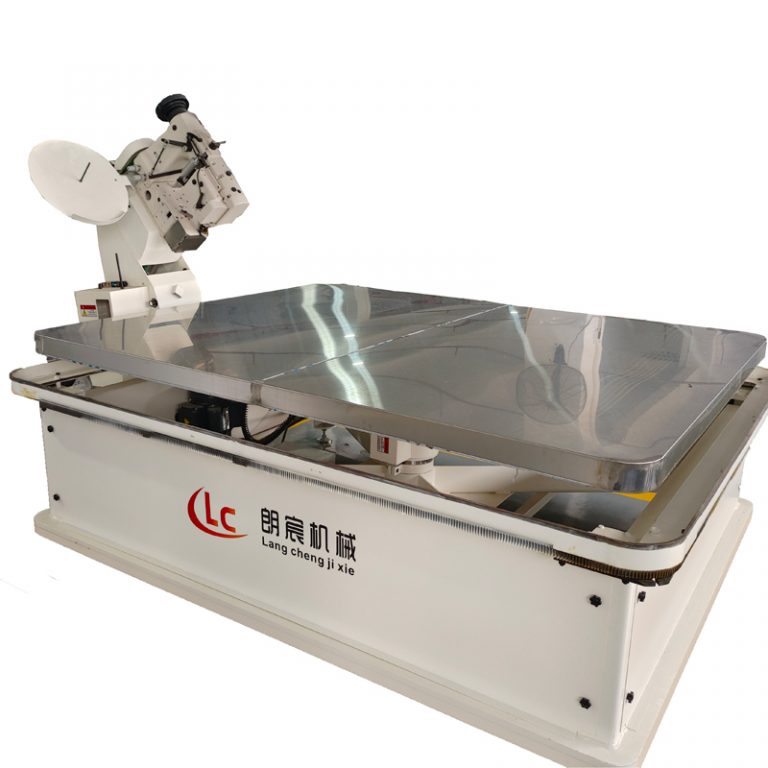 Industrial automatic lifting furniture making mattress tape edge sewing machine